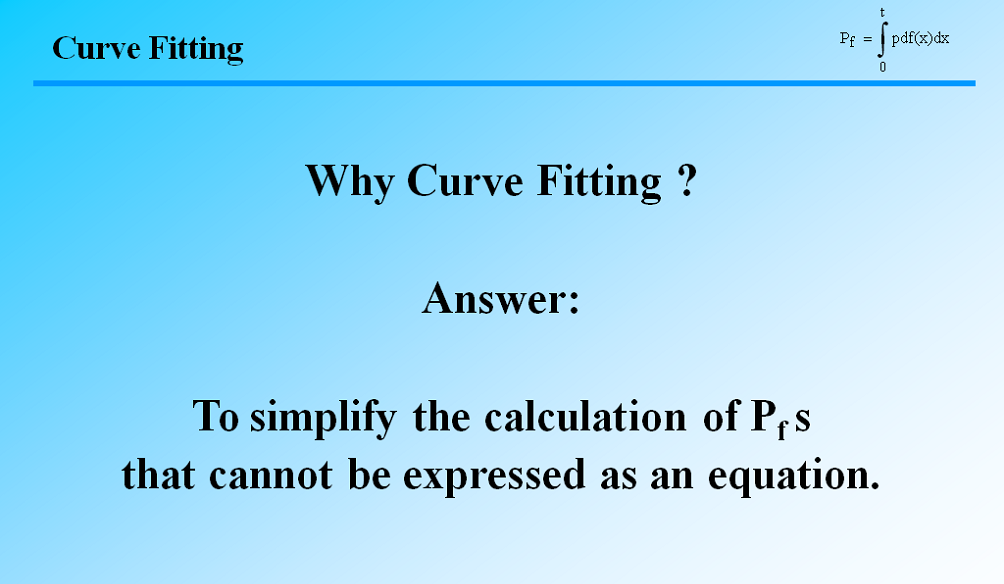 curve fitting