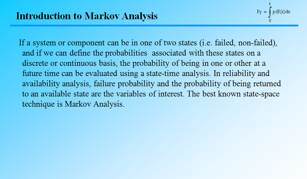 markov analysis